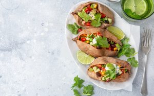 Dressed up Southwest Baked Potato