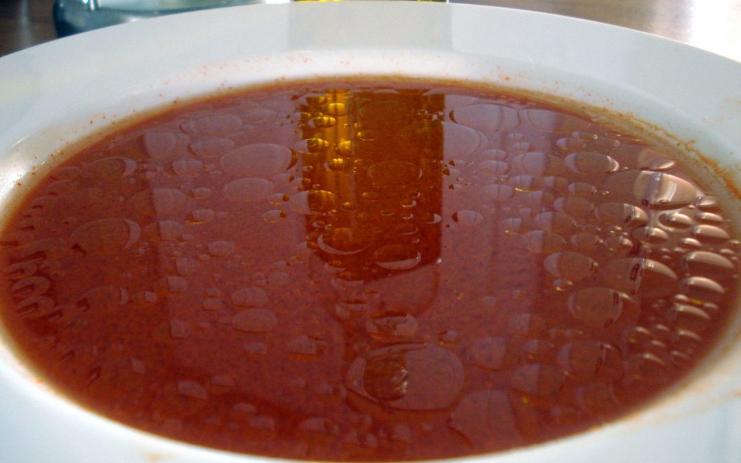 Raw Carrot-Ginger Juice Soup
