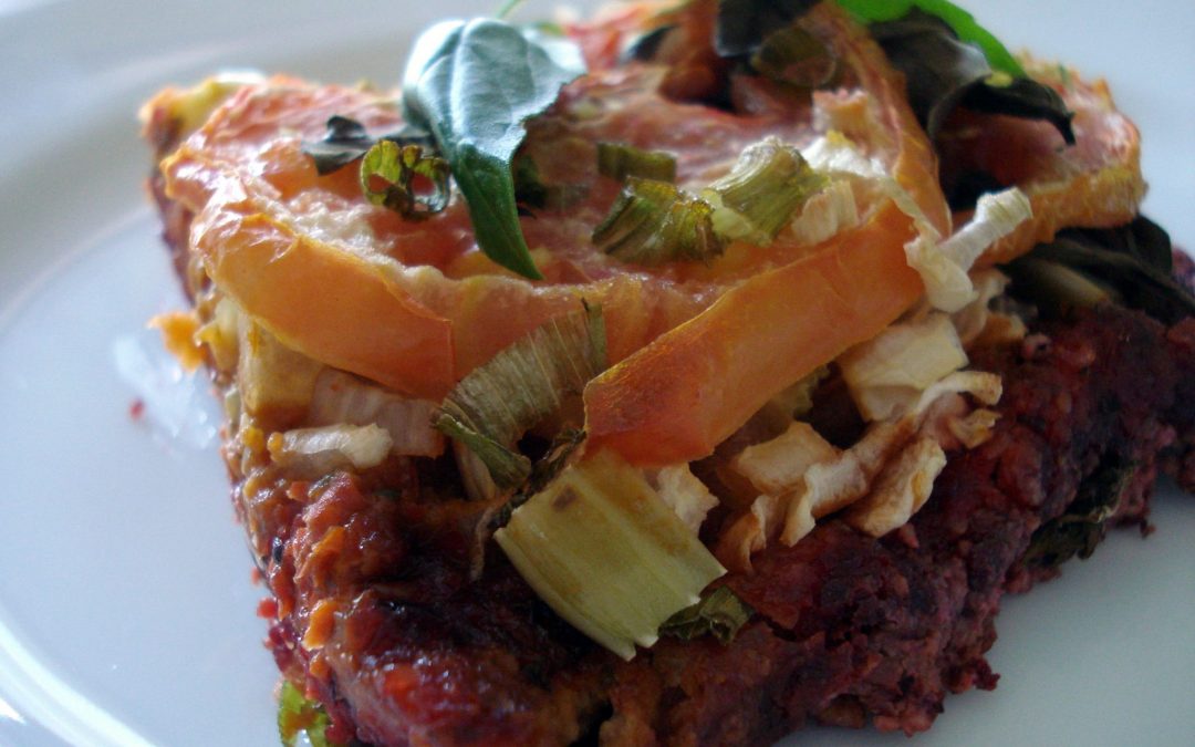 Sunflower Seed & Beet Pizza