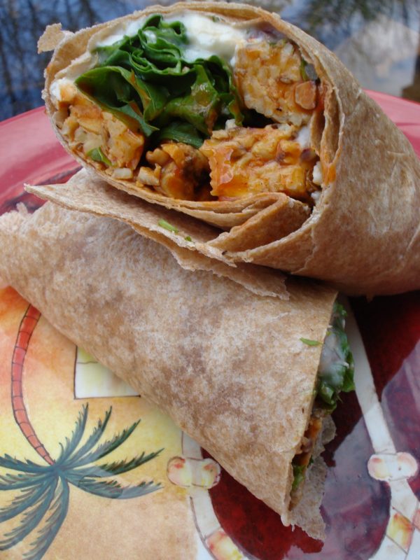 Buffalo Tempeh Wraps